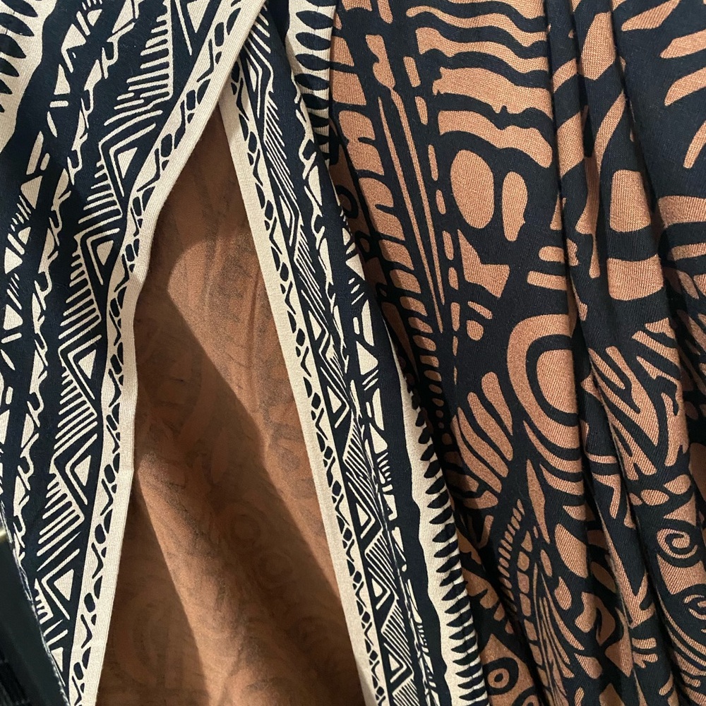 Soft Surroundings Ikaria Tribal Print Boho Maxi Dress Petite Large - Picture 5 of 5
